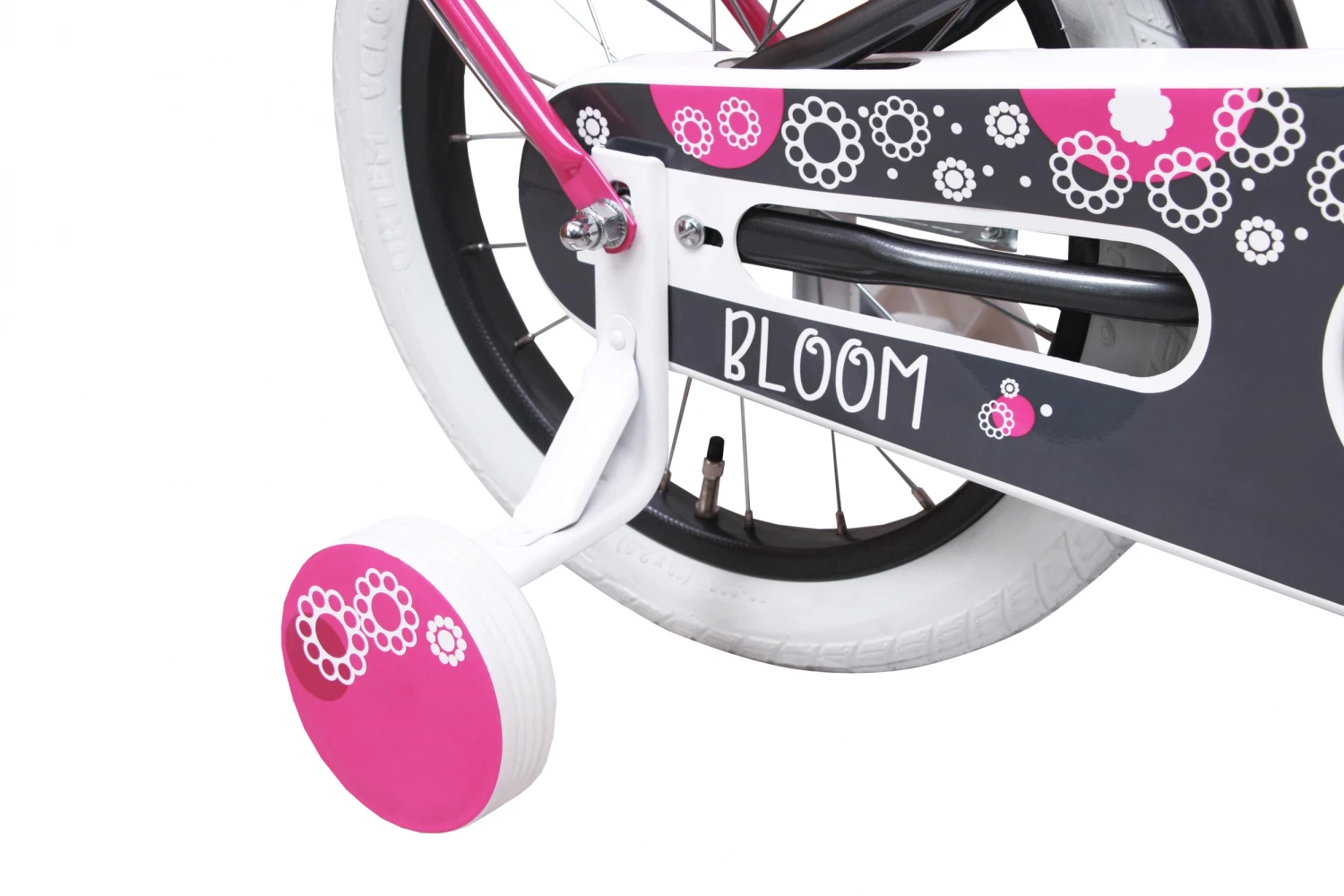 AMIGO Bloom 16 Inch Girls Coaster Brake Grey - Image 4