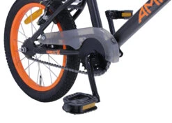 AMIGO BMX Danger 16 Inch Junior Rim Brakes Black/Orange -Discounted Bicycles amigo bmx danger 16 inch 254 cm junior v brakes zwart oranje 5 436758 20200812133011