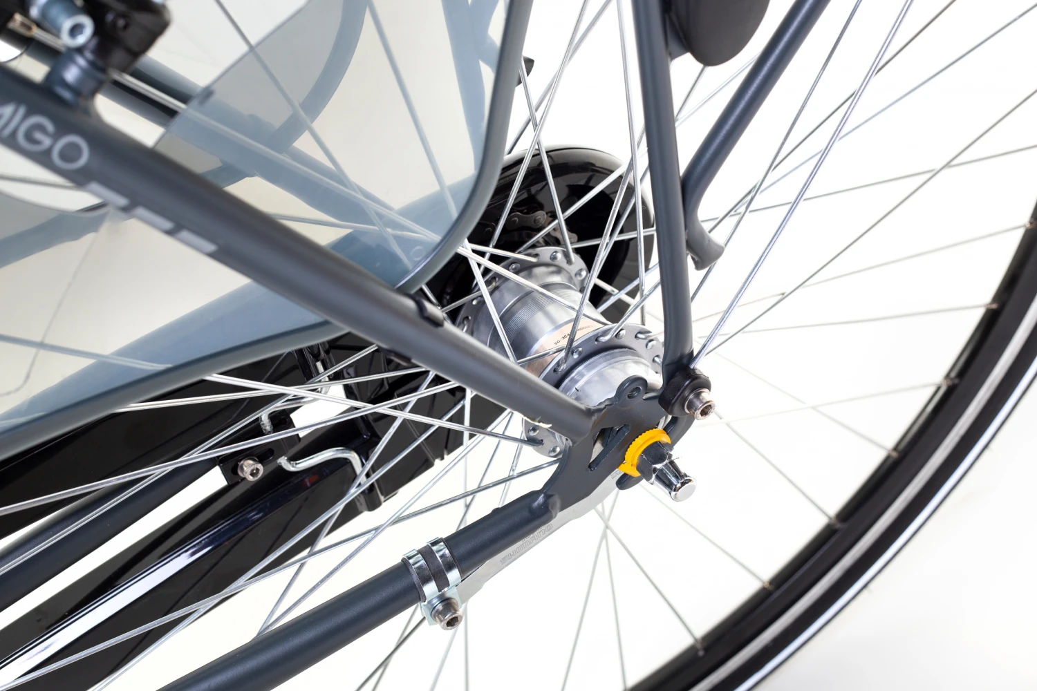 AMIGO Bright 28 Inch Women 3SP Rim Brakes Anthracite - Image 6