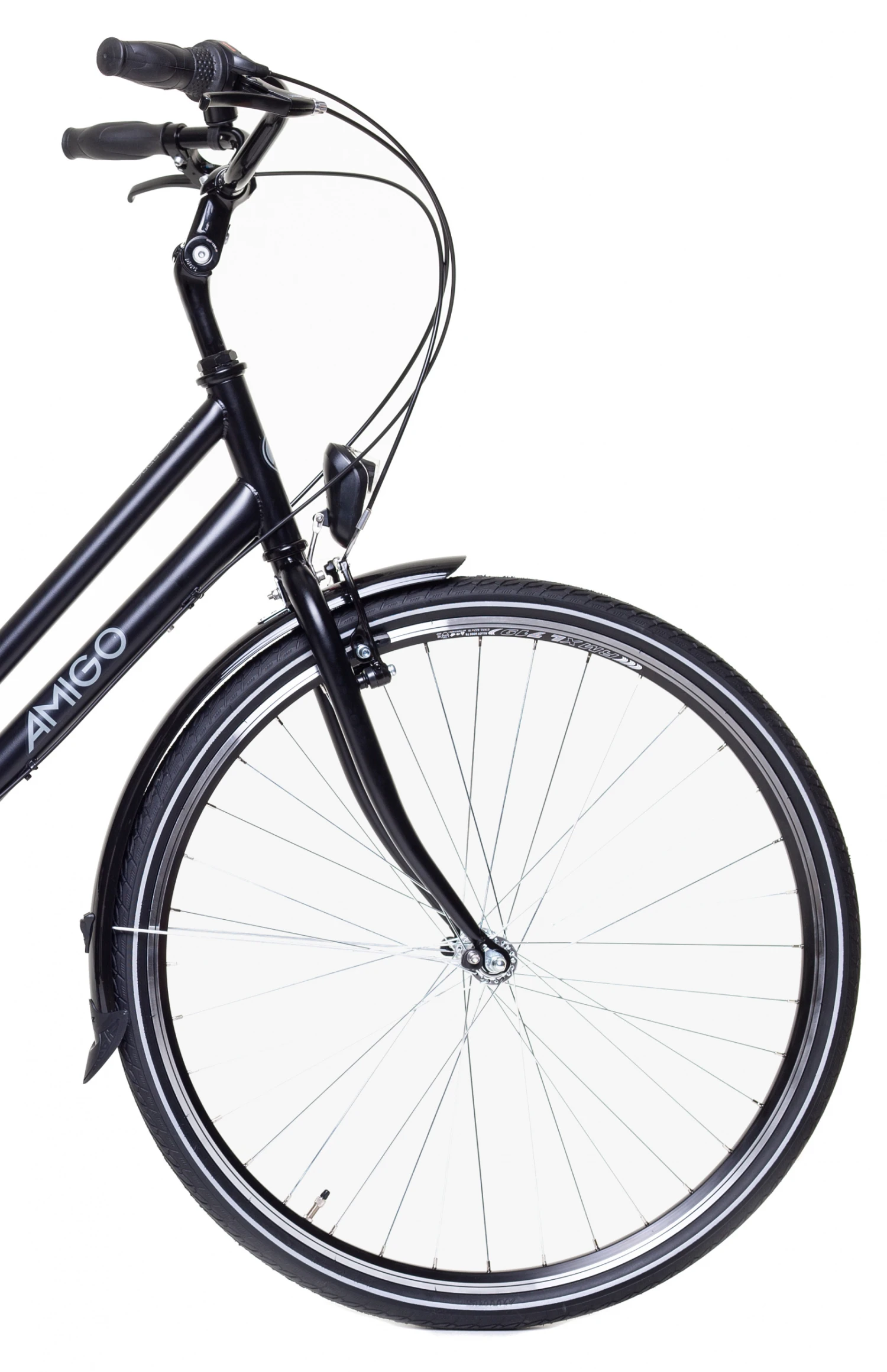 AMIGO Bright 28 Inch Women 3SP Rim Brakes Matte Black - Image 4