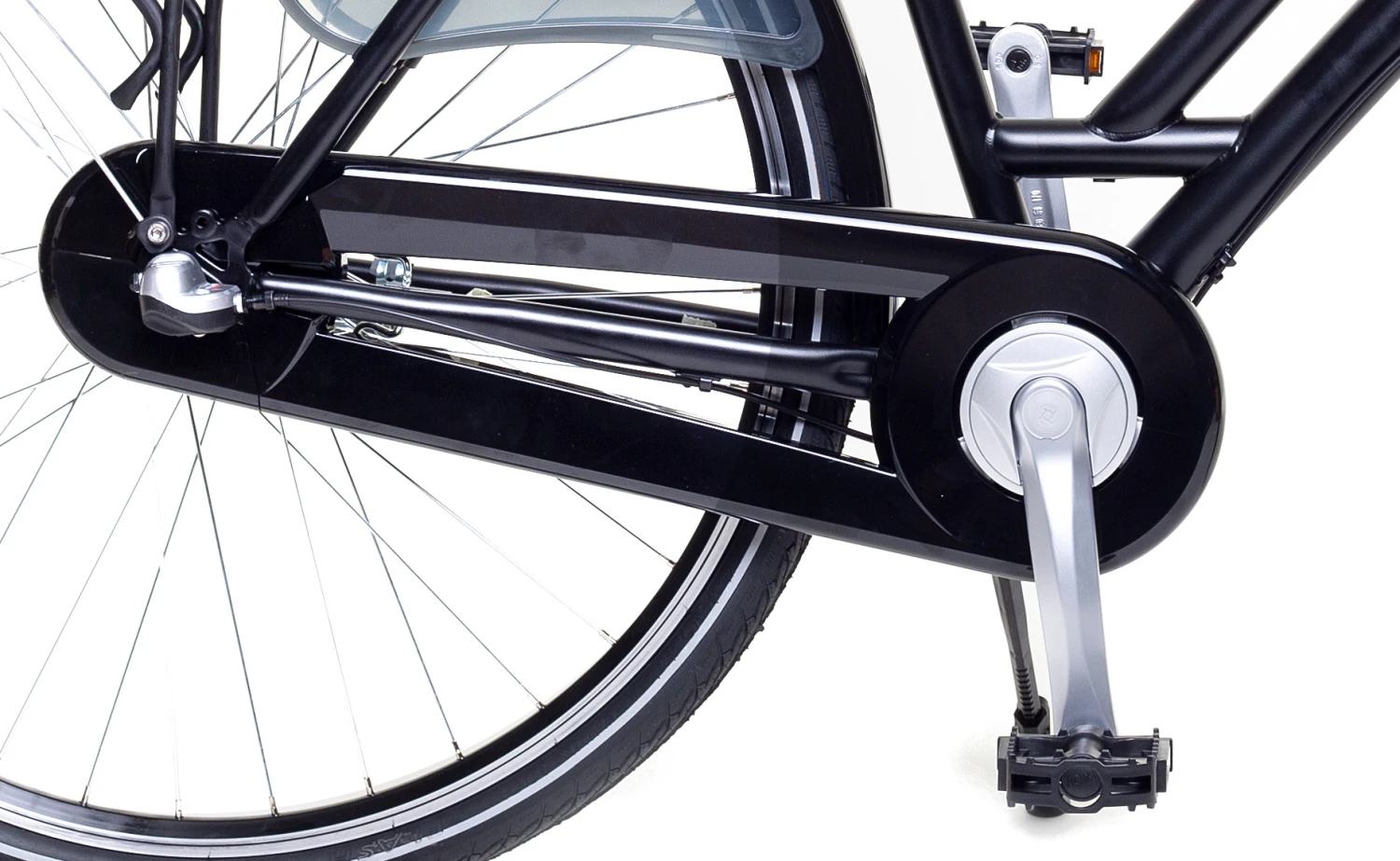 AMIGO Bright 28 Inch Women 3SP Rim Brakes Matte Black - Image 5