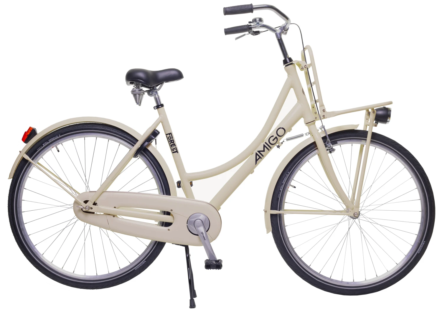 AMIGO Forest 28 Inch 53 Cm Women Coaster Brake Cream