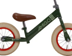 AMIGO Step 12 Inch Junior Green 12 AMIGO Step 12 Inch Junior Green -Discounted Bicycles amigo loopfiets step 12 inch jongens groen 2 504308 1606230298