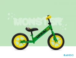 AMIGO Monster 12 Inch Junior Green -Discounted Bicycles amigo monster 12 inch junior groen 9 504338 20210119154134
