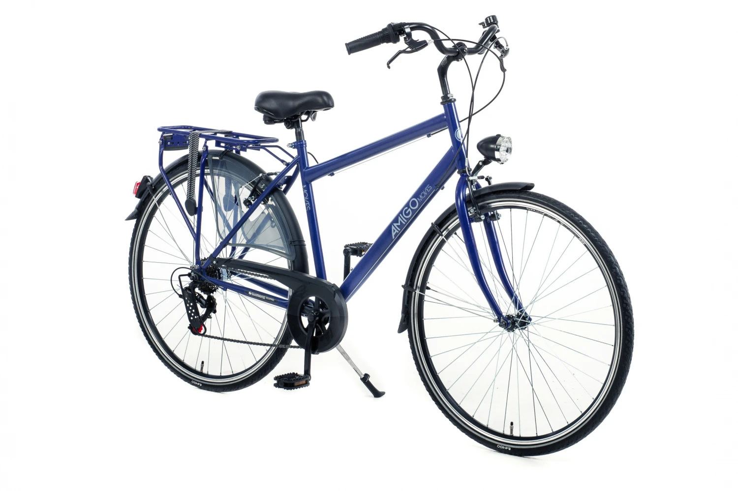 AMIGO Moves 28 Inch 50 Cm Men 6SP Rim Brakes Matte Blue - Image 2