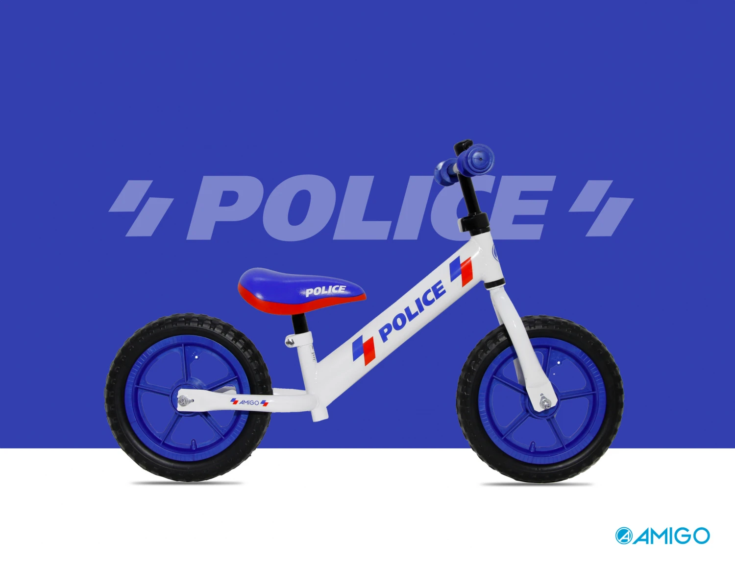 AMIGO Police 12 Inch Junior White 9 AMIGO Police 12 Inch Junior White - Image 9