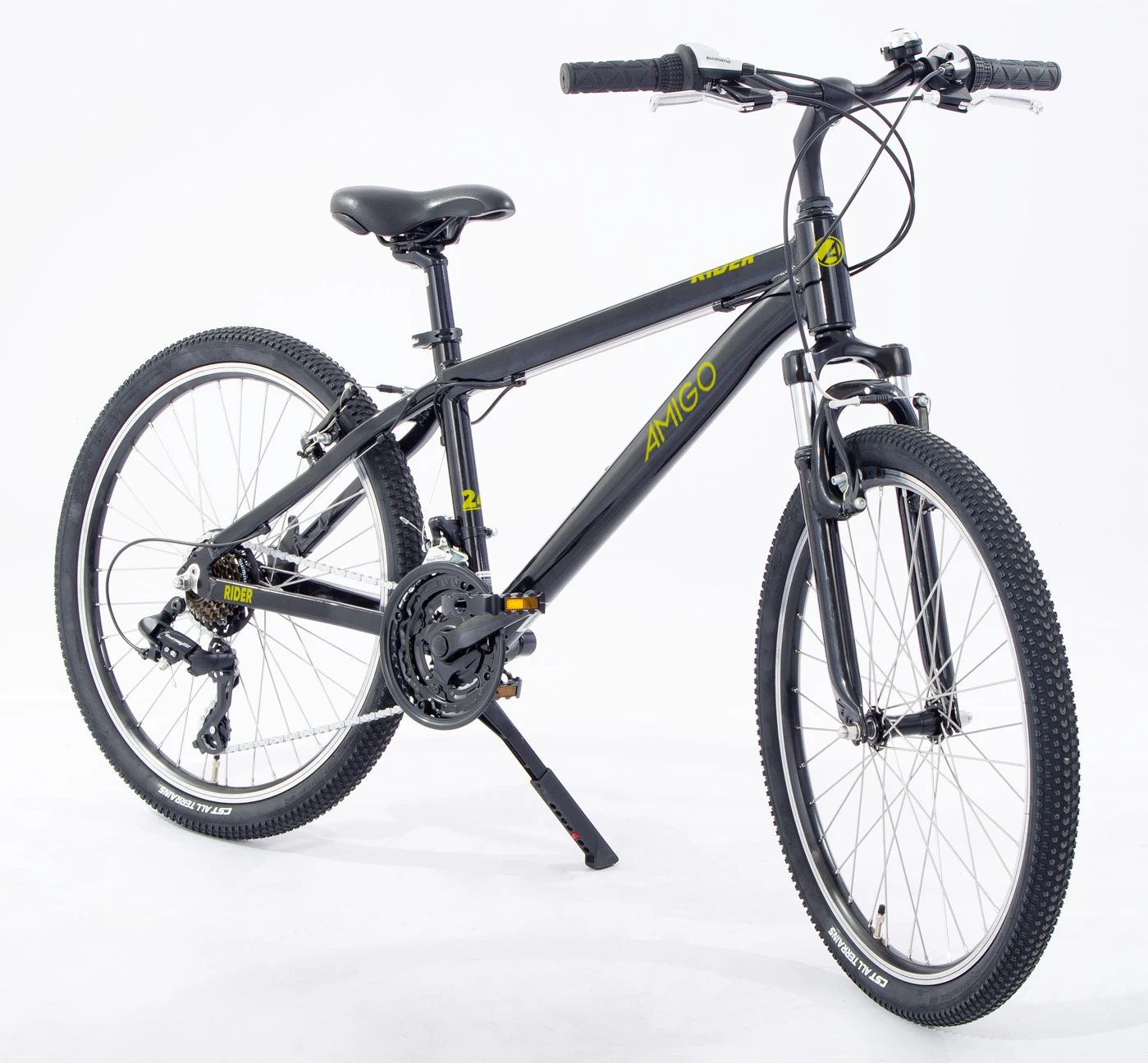AMIGO Rider 24 Inch 36 Cm Junior 21SP Rim Brakes Black - Image 3