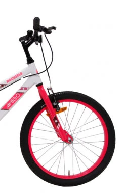 AMIGO Rockstar 20 Inch 32 Cm Girls Rim Brakes White 13 AMIGO Rockstar 20 Inch 32 Cm Girls Rim Brakes White -Discounted Bicycles amigo rockstar 20 inch 32 cm meisjes v brakes wit 4 480089 1603348545