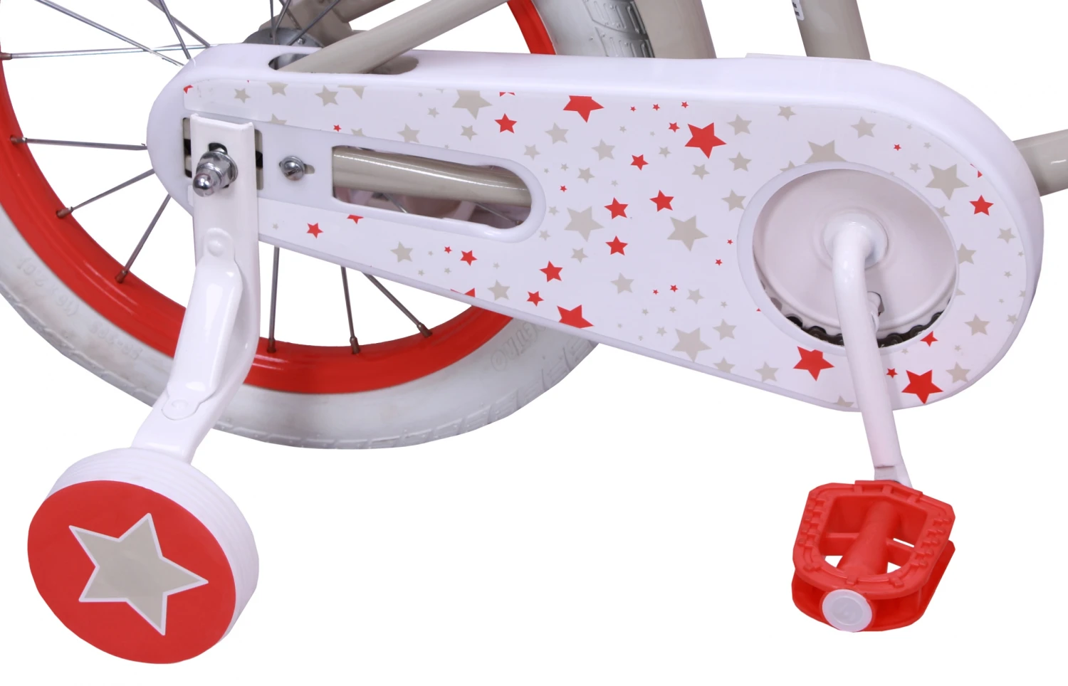 AMIGO Superstar 16 Inch Girls Coaster Brake Cream - Image 5