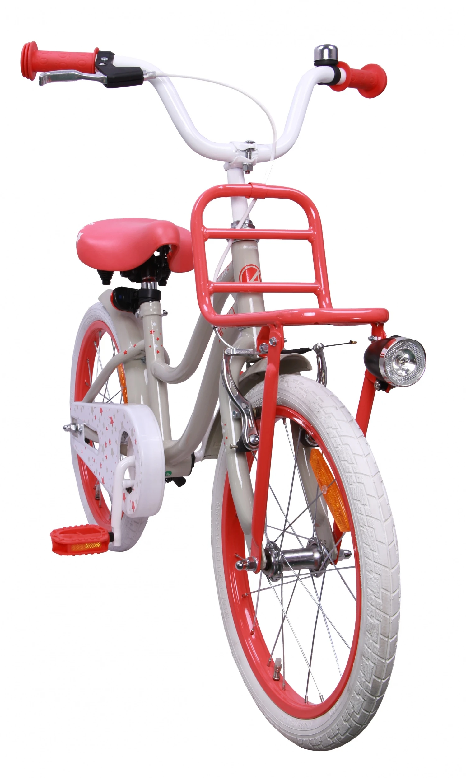 AMIGO Superstar 18 Inch Girls Coaster Brake Cream 2 AMIGO Superstar 18 Inch Girls Coaster Brake Cream - Image 2