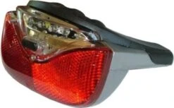 AXA Rear Light Gazelle Powervision Led Batteries Grey/black