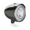 AXA Headlight 706-B Retro 15 Lux Led Battery Chrome Black