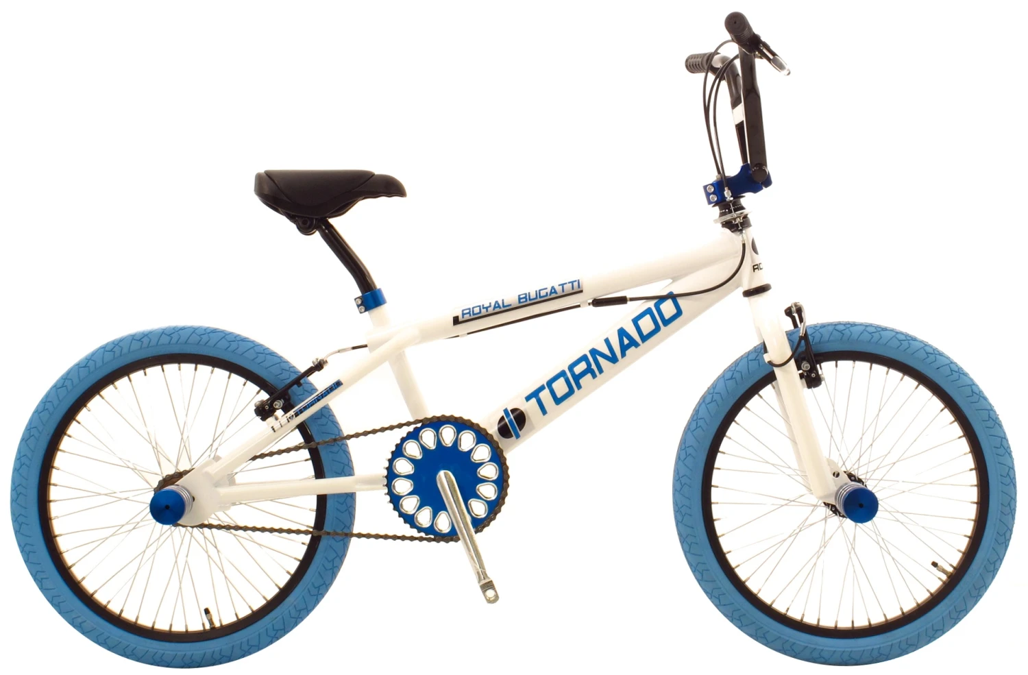 Bike Fun Tornado 20 Inch 31 Cm Unisex Rim Brakes White/Blue 1 Bike Fun Tornado 20 Inch 31 Cm Unisex Rim Brakes White/Blue