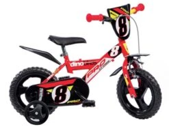 Dino Pro Cross 12 Inch 21 Cm Boys Fixed Gear Red/Black