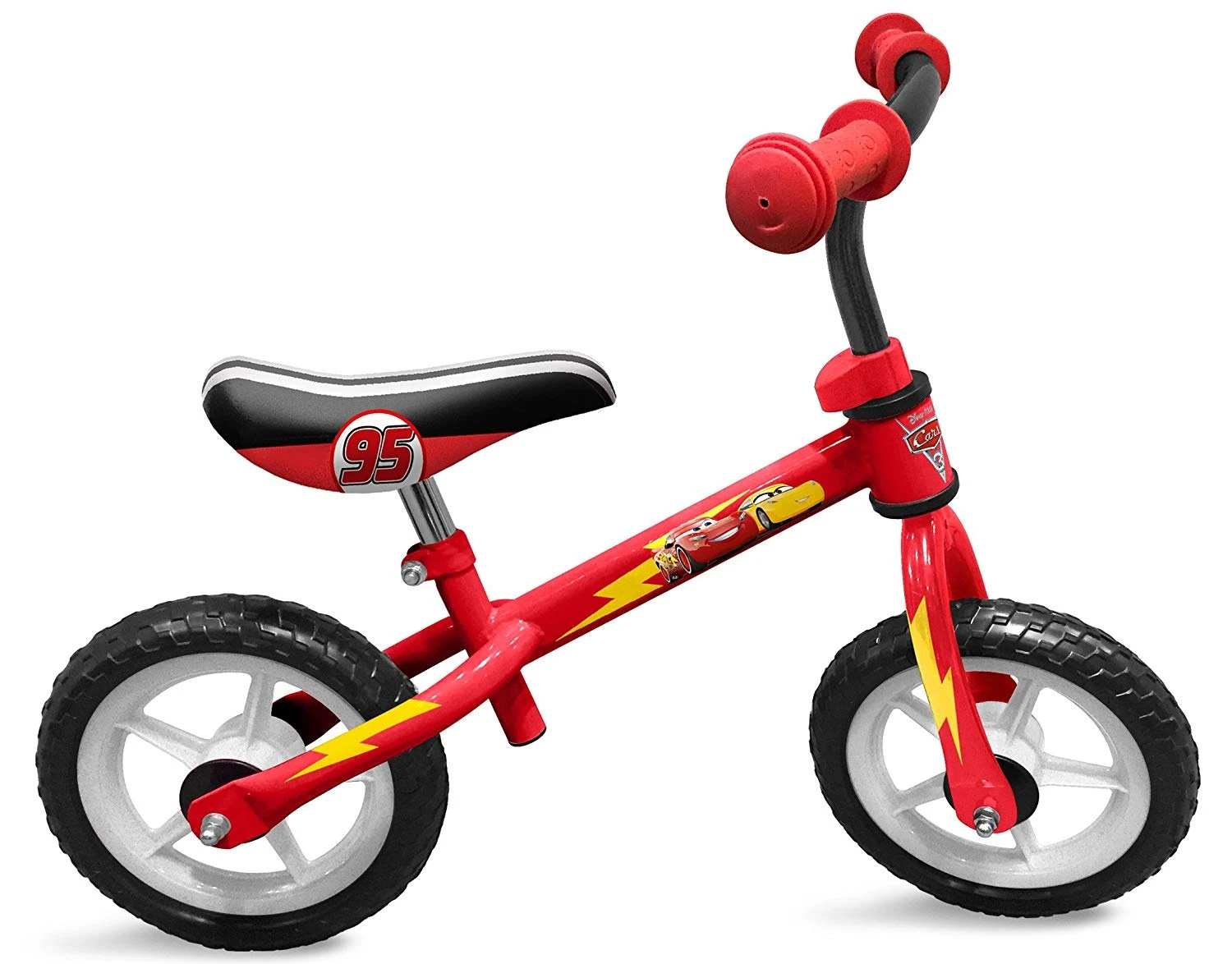 Disney Cars Loopfiets 12 Inch Boys Red 1 Disney Cars Loopfiets 12 Inch Boys Red