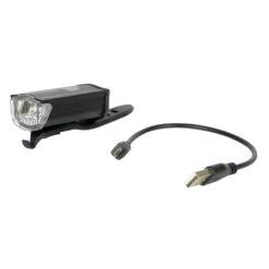 Dresco Front Light 200 Lumen Led Rechargeable Black -Discounted Bicycles dresco voorlicht oplaadbaar usb led zwart 3 delig 4 449034 1597734822