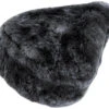 HZB Saddle Cover 26 X 24 Cm Sheepskin Anthracite