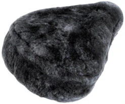HZB Saddle Cover 26 X 24 Cm Sheepskin Anthracite