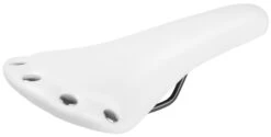 M-Wave Rivet Racing Saddle Unisex Imitation Leather White