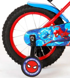 Marvel Ultimate Spider-Man 14 Inch 25 Cm Boys Coaster Brake Blue/Red -Discounted Bicycles marvel ultimate spider man 14 inch 25 cm jongens terugtraprem blauw rood 8 962621 1628857309