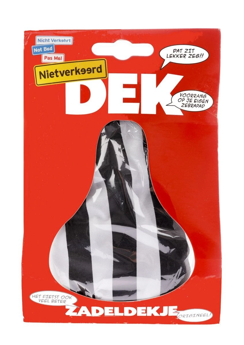 Niet Verkeerd Saddle Pad Striped 17 X 25 Cm Polyester Black/white - Image 2