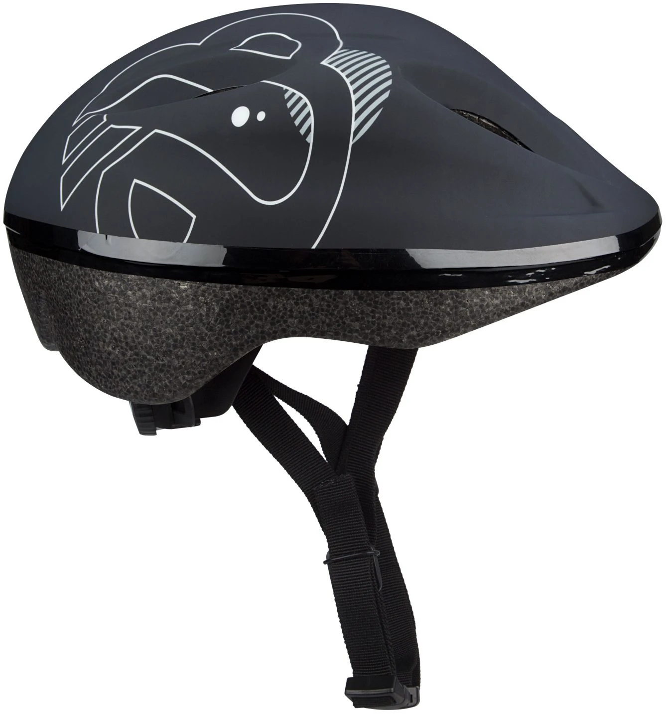 Nijdam Helmet Dark Stormjunior 52 - 56 Cm EPS/Pet Black 1 Nijdam Helmet Dark Stormjunior 52 - 56 Cm EPS/Pet Black