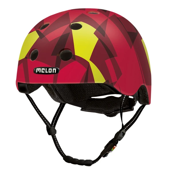 Partychimp Bicycle Helmet Urban Active Red/yellow