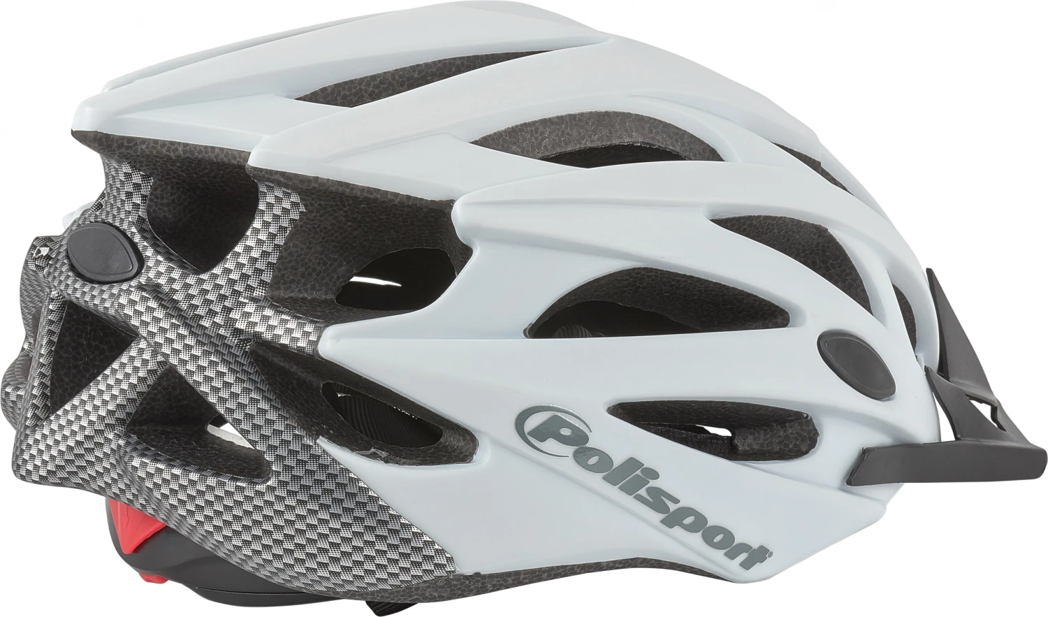 Polisport Bicycle Helmet Twig Unisex 55/58 Cm Easy-lock White / Carbon - Image 2