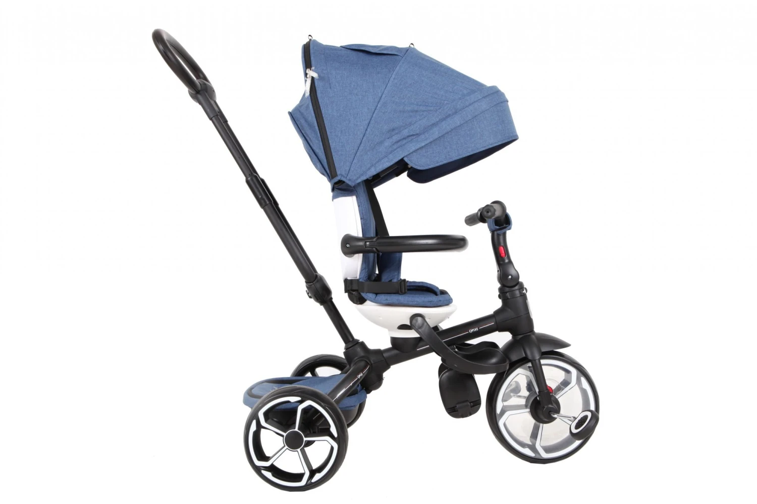 QPlay Prime 4-in-1 Driewieler Junior Blue/Black 3 QPlay Prime 4-in-1 Driewieler Junior Blue/Black - Image 3