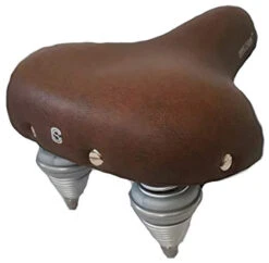 Selle Comfort Retro Saddle Unisex Gel/steel Brown