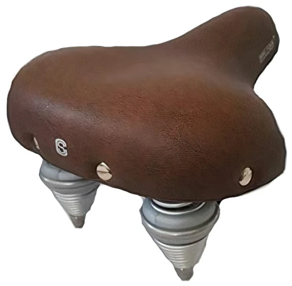 Selle Comfort Retro Saddle Unisex Gel/steel Brown