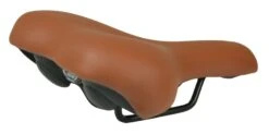 Selle Monte Grappa Saddle Nevea260 X 205 Mm Ladies Coffee Light Brown