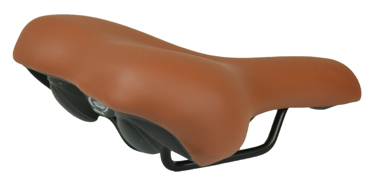 Selle Monte Grappa Saddle Nevea260 X 205 Mm Ladies Coffee Light Brown