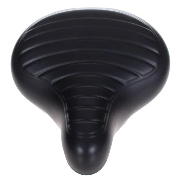 Selle Ribbed Saddle City Bike Unisex Black - Image 2