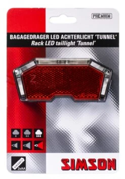 Simson Rear Light Tunnel Led Luggage Carrier Battery Red 8 Simson Rear Light Tunnel Led Luggage Carrier Battery Red -Discounted Bicycles simson achterlicht tunnel led batterij bagagedrager rood 4 271232 1547816769