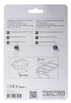 Simson Rear Light Tunnel Led Luggage Carrier Battery Red 9 Simson Rear Light Tunnel Led Luggage Carrier Battery Red -Discounted Bicycles simson achterlicht tunnel led batterij bagagedrager rood 5 271232 1547816770