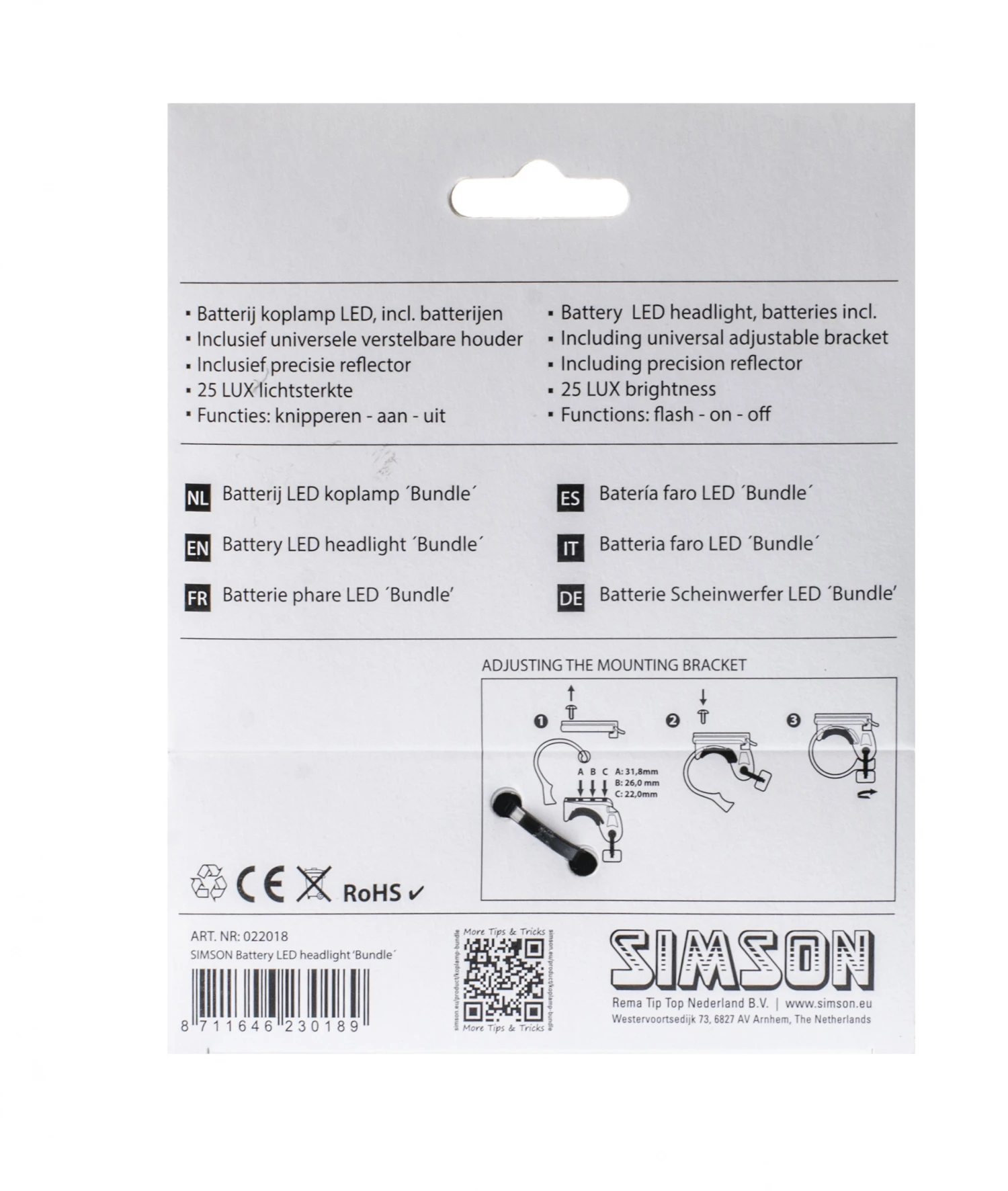 Simson Headlight Bundle Led Battery Black 5 Simson Headlight Bundle Led Battery Black - Image 5