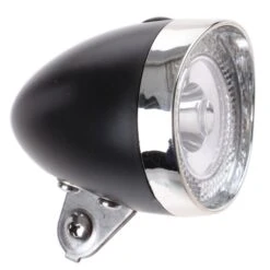 Simson Headlight Classic Mini Batteries Front Fork Black