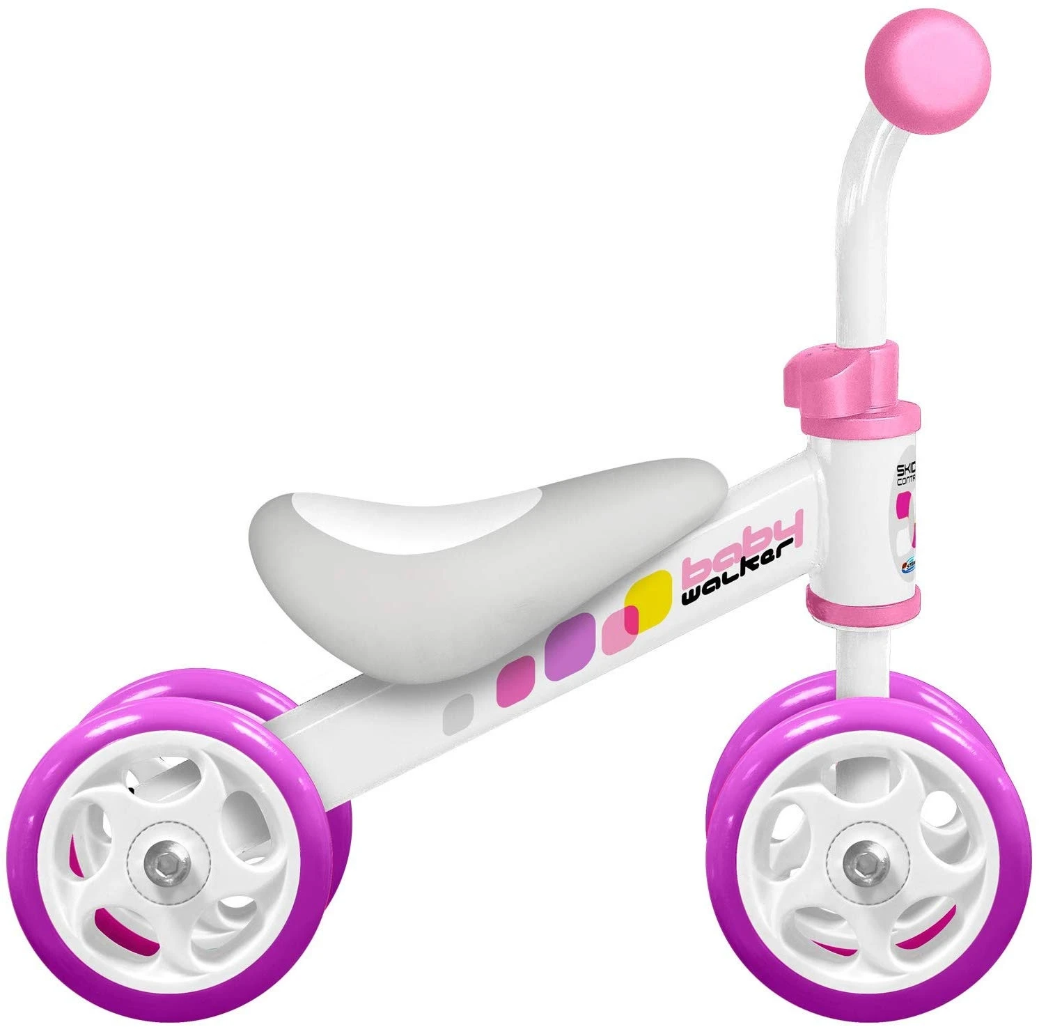 Skids Control Loopfiets Junior White/Pink 2 Skids Control Loopfiets Junior White/Pink - Image 2