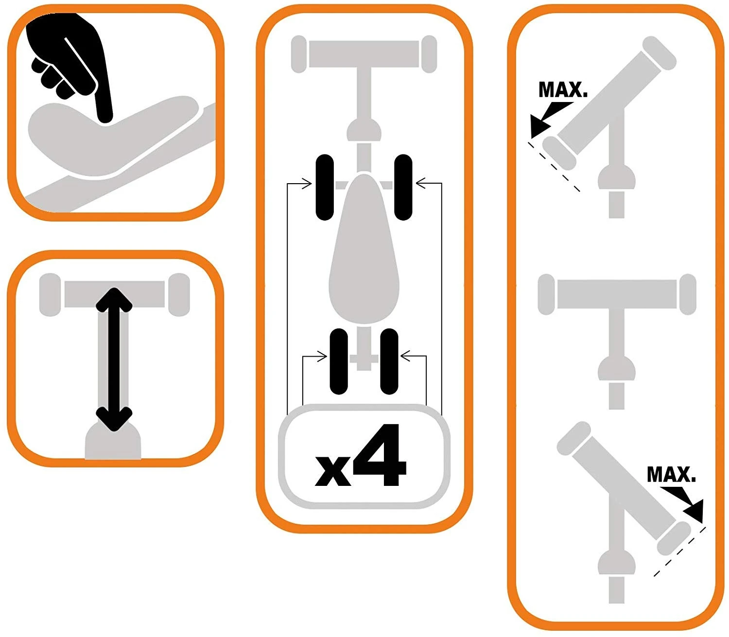 Skids Control Loopfiets Junior White/Pink 4 Skids Control Loopfiets Junior White/Pink - Image 4