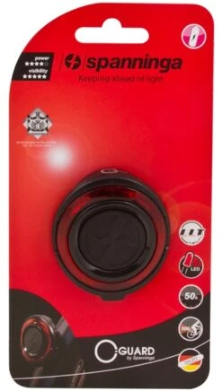 Spanninga Rear Light O-Guard Black 9 Spanninga Rear Light O-Guard Black -Discounted Bicycles spanninga achterlicht o guard 5 170374