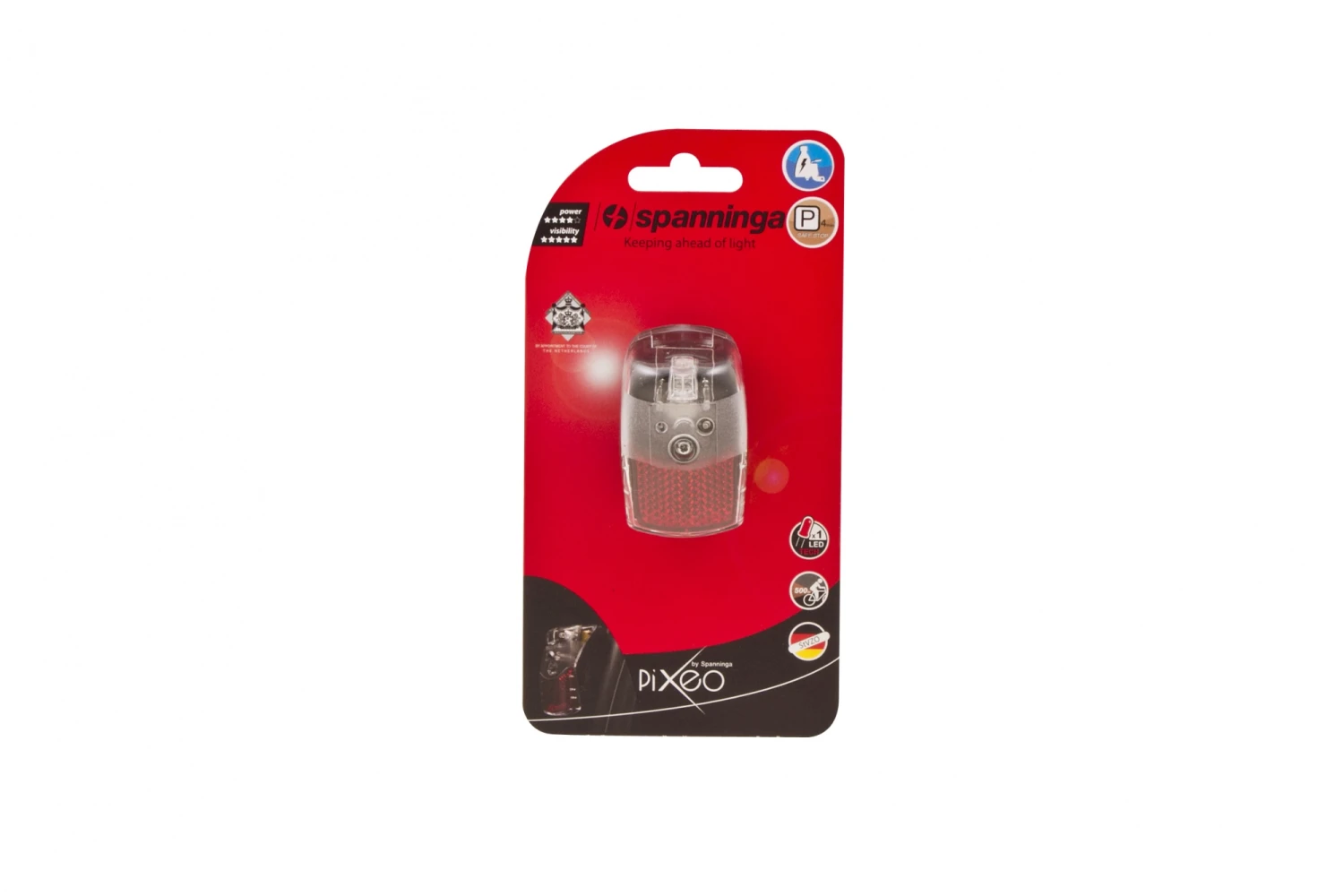 Spanninga Rear Light Spanninga Pixeo XS Black 3 Spanninga Rear Light Spanninga Pixeo XS Black - Image 3