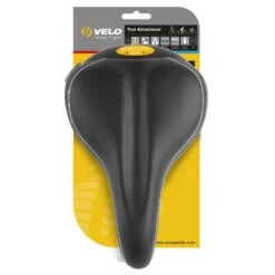 Velo Saddle Black Tour Airlastomer -Discounted Bicycles velo zadel tour airlastomer zwart 3 41913