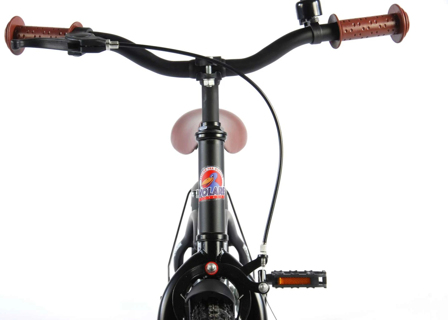 Volare Black Cruiser 14 Inch 25 Cm Boys Coaster Brake Matte Black - Image 5