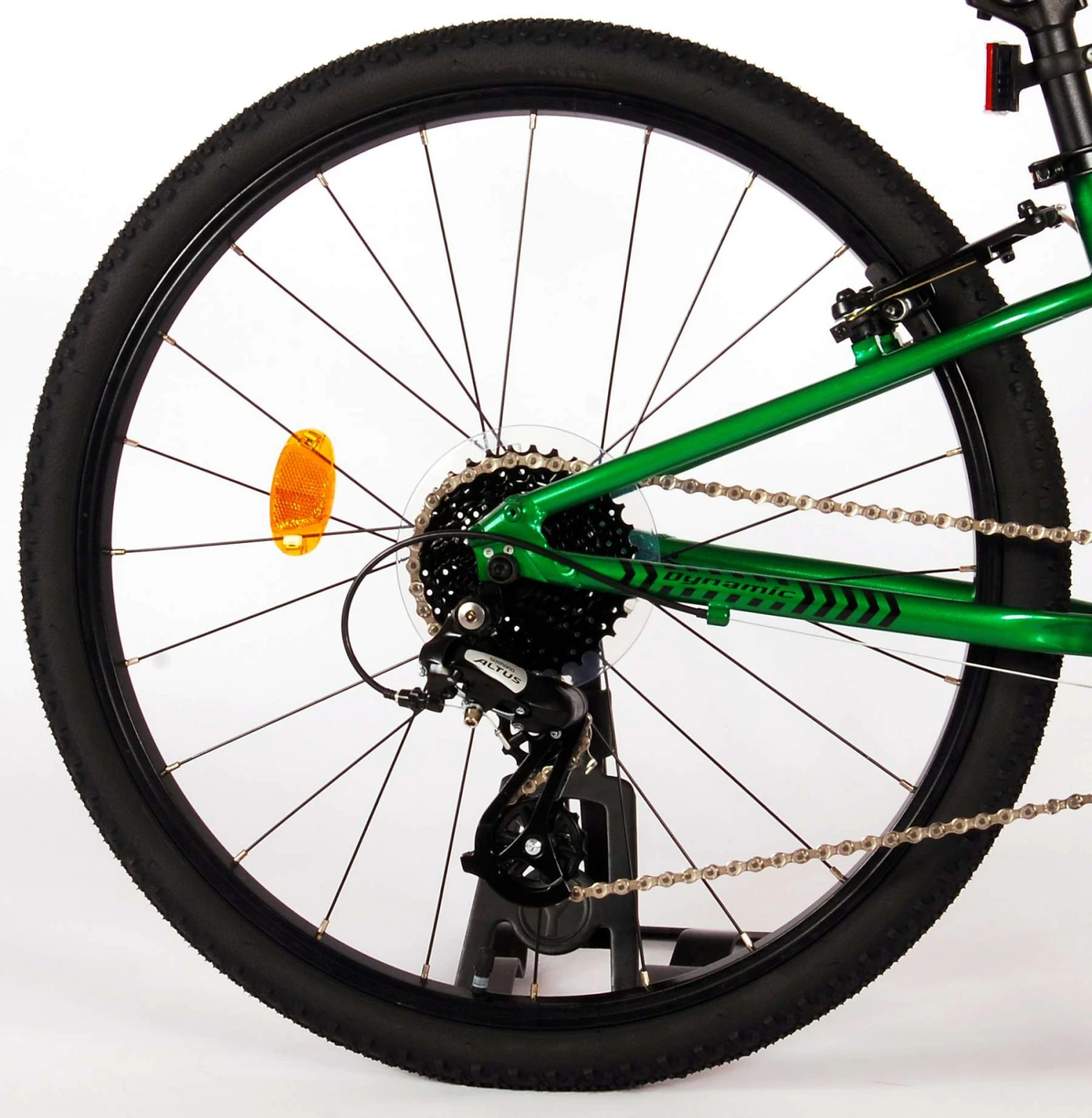 Volare Dynamic 24 Inch Boys 8SP Rim Brakes Green - Image 7