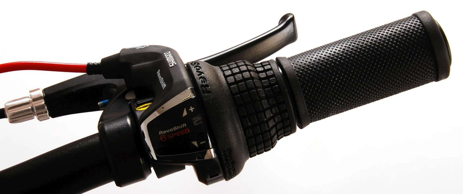 Volare Gradient 24 Inch 31.5 Cm Boys 7SP Mechanical Disc Brake Black/Red - Image 6