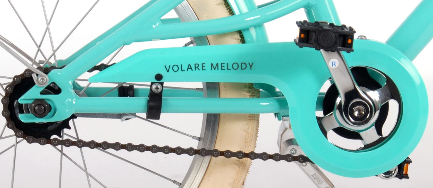 Volare Melody 18 Inch 26 Cm Girls Coaster Brake Turquoise 8 Volare Melody 18 Inch 26 Cm Girls Coaster Brake Turquoise - Image 8