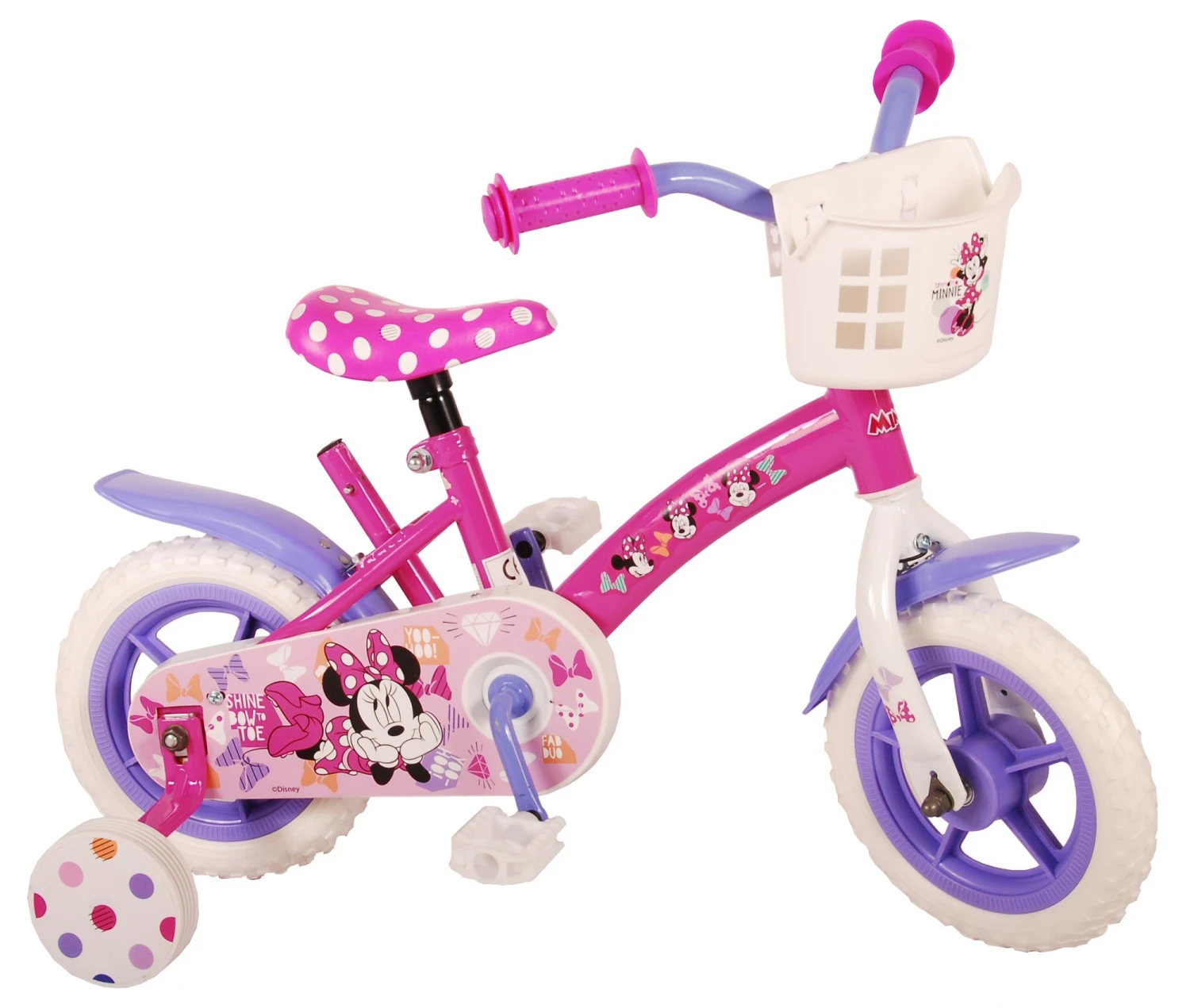 Disney Minnie Cutest Ever! 10 Inch Girls Fixed Gear Pink 1 Disney Minnie Cutest Ever! 10 Inch Girls Fixed Gear Pink