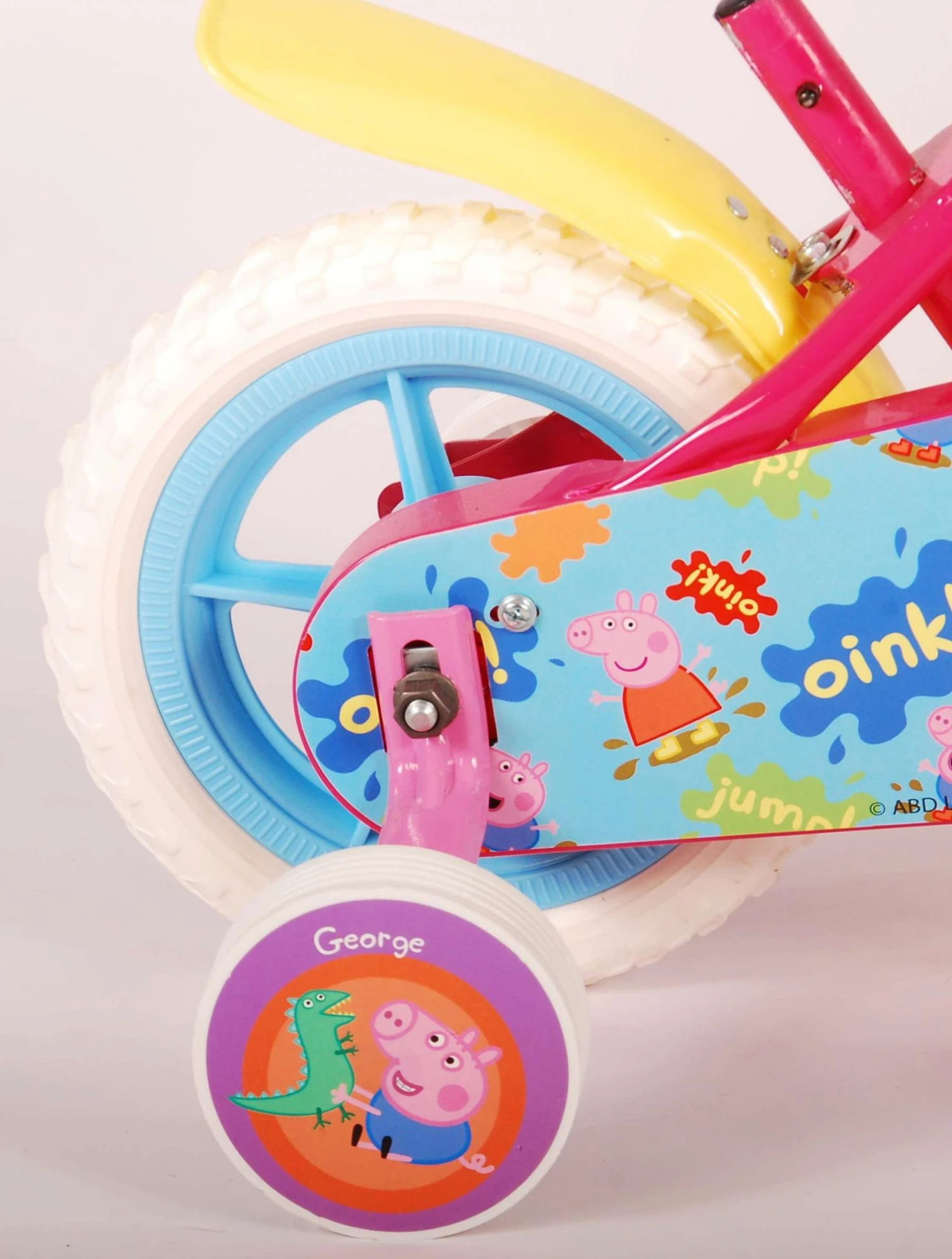 Nickelodeon Peppa Pig 10 Inch Girls Fixed Gear Pink/Blue 7 Nickelodeon Peppa Pig 10 Inch Girls Fixed Gear Pink/Blue - Image 7