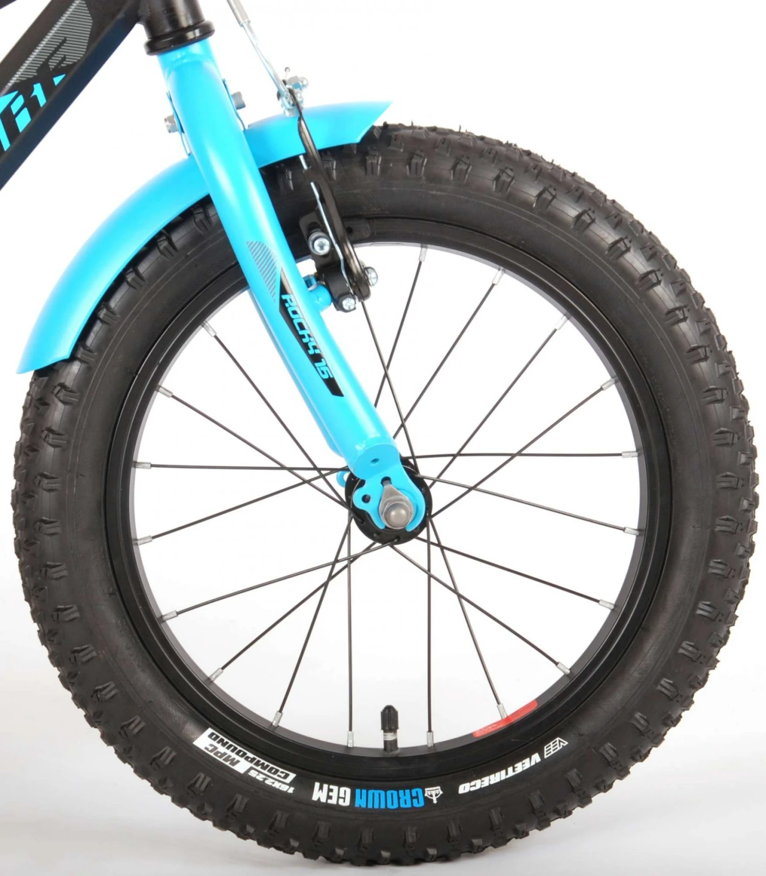 Volare Rocky 16 Inch 26 Cm Boys Coaster Brake Black/Blue - Image 9